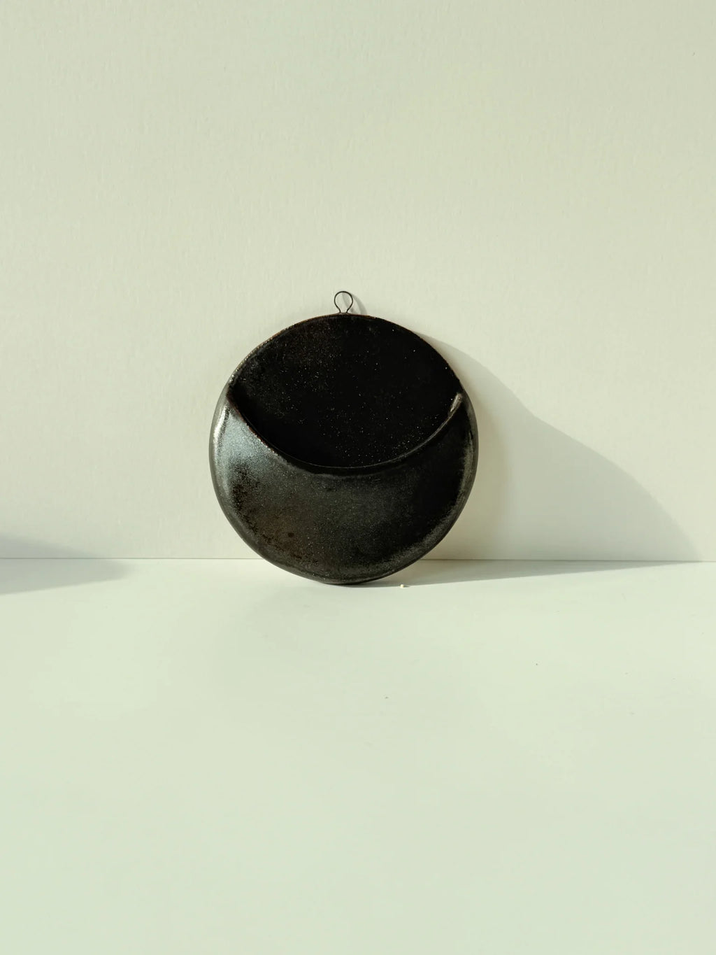 Moon Phase Wall Pocket – Ceramic Wall Hanging Planter & Vase