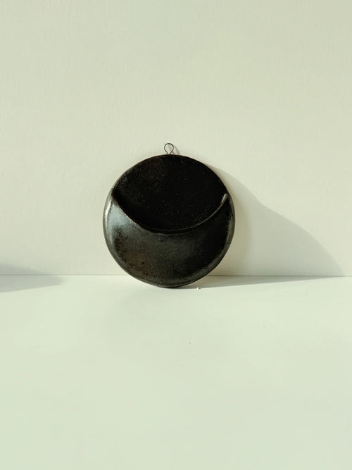 Moon Phase Wall Pocket – Ceramic Wall Hanging Planter & Vase