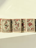 Ceramic Tarot Cards on white background