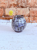 Purple & Brown Lava Glaze Ceramic Vase — Handbuilt Stoneware, Two Forms