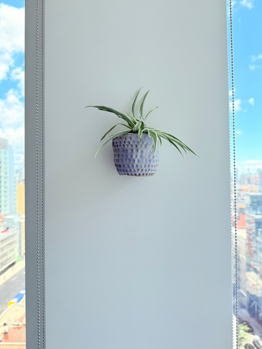 Lavender Wall Planter — Handbuilt Stoneware