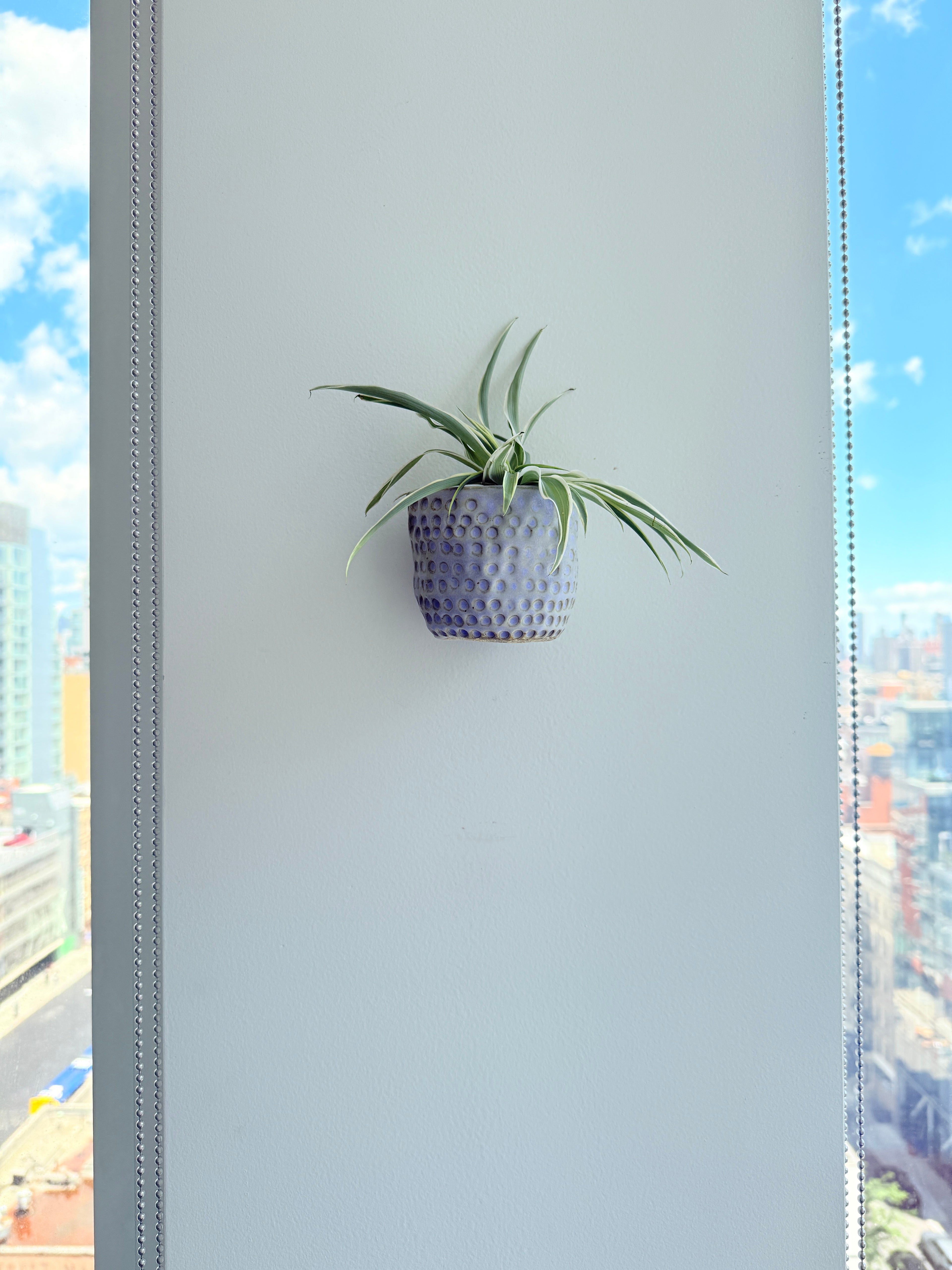 Lavender Wall Planter — Handbuilt Stoneware
