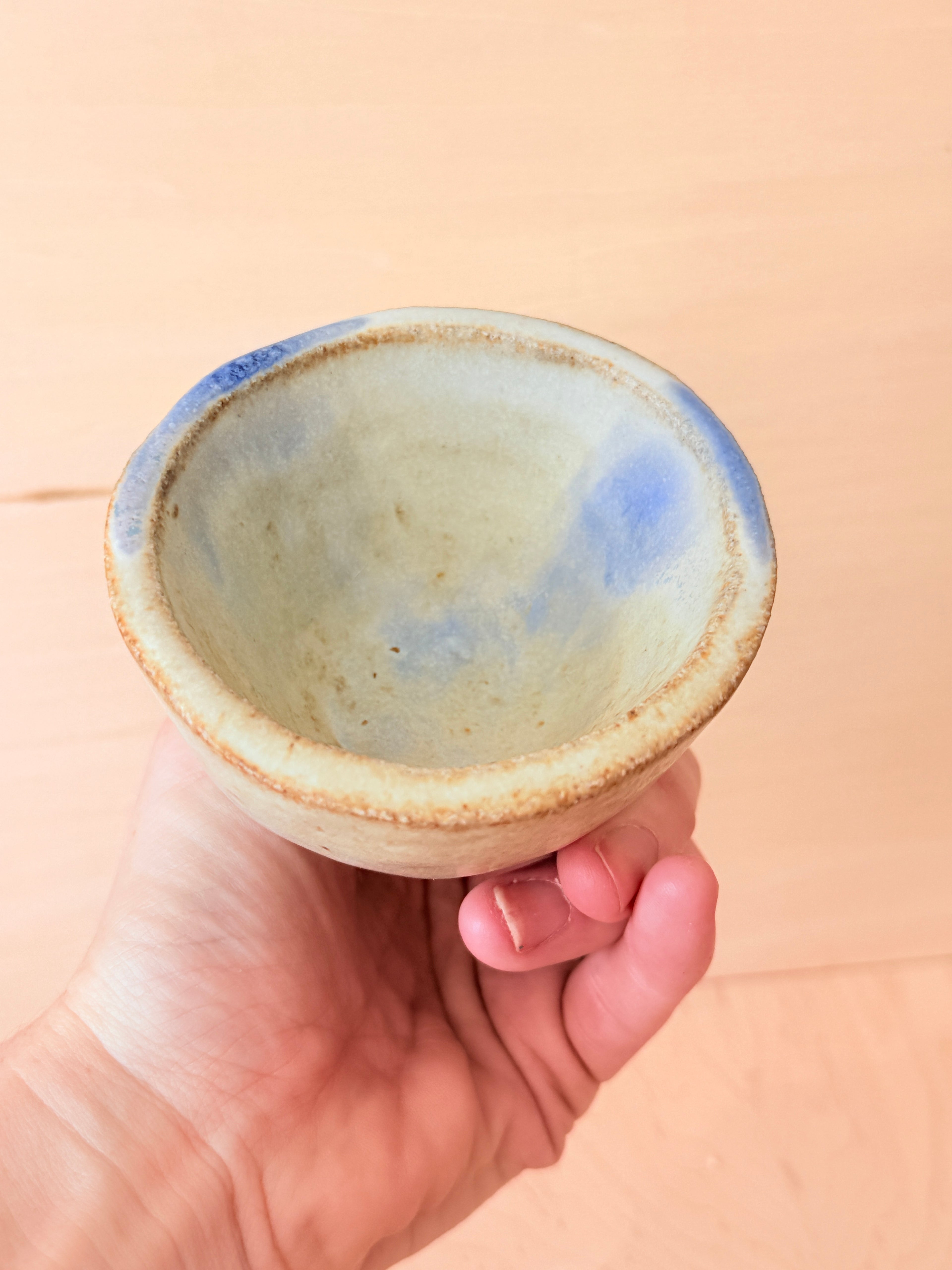 White Ceramic Drinking Vessel — Handbuilt Stoneware, Matte or Gloss Finish