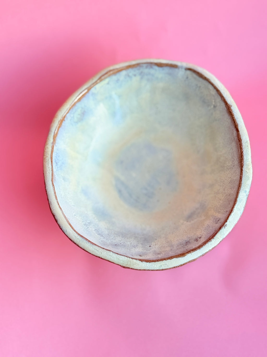 Handmade Yellow Ceramic Textured Bowl with Nubs