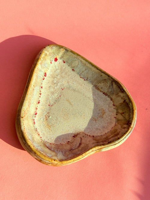 Handmade Ceramic Heart Dish | One-of-a-Kind Glaze Variations | 3.2” x 3” | Bunzy Ceramics