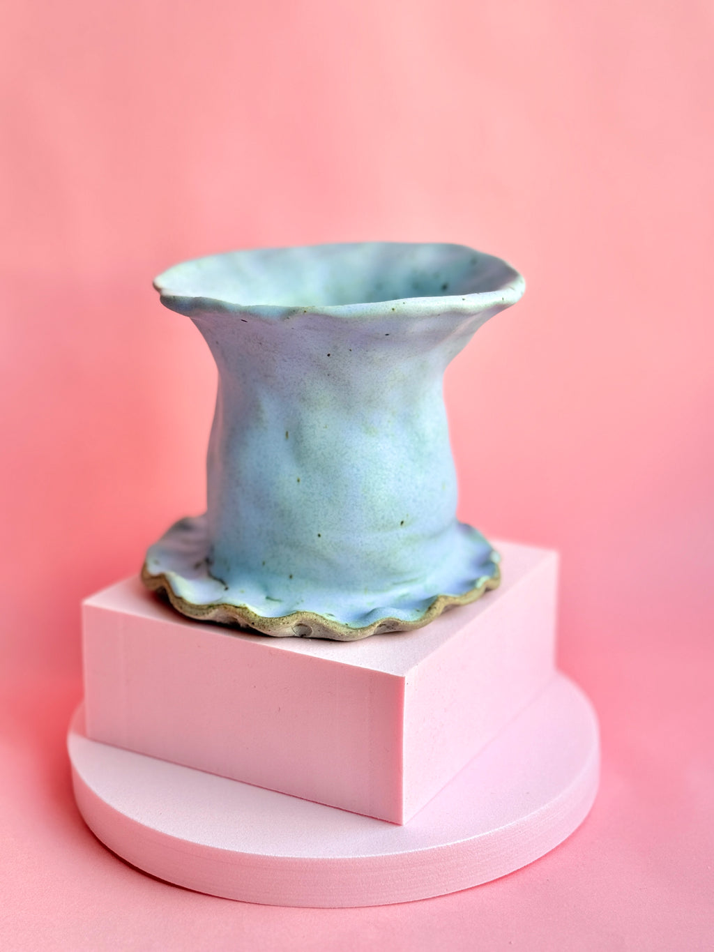 Lavender Drift Handbuilt Ceramic Vessel by Bunzy
