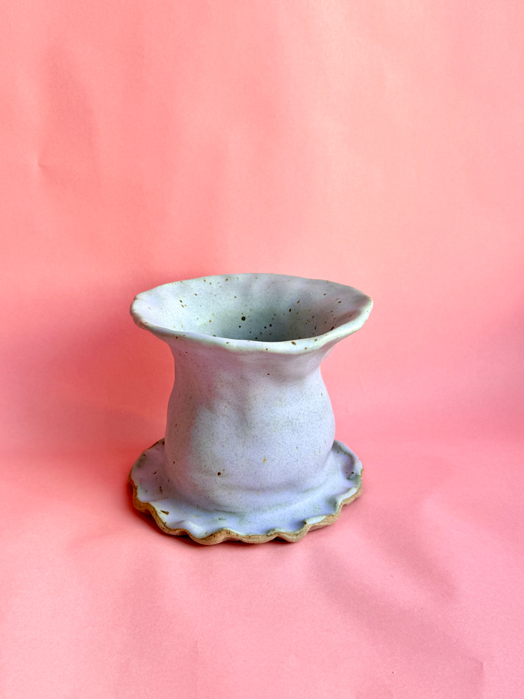 Lavender Drift Handbuilt Ceramic Vessel by Bunzy