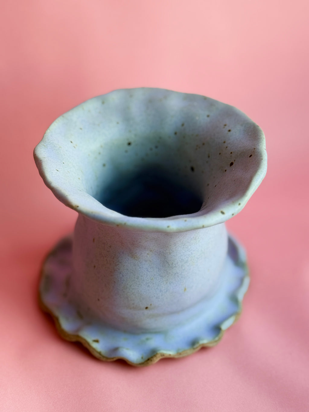 Lavender Drift Handbuilt Ceramic Vessel by Bunzy