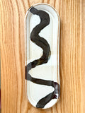 Black Wave Tray | Ceramic Ring Dish & Catchall Tray